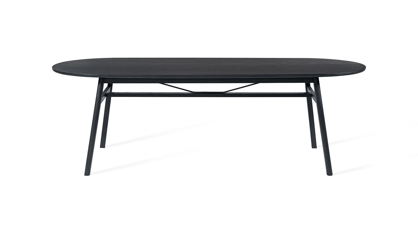 Surnu Dining Table Obsidian Oak 240cm
