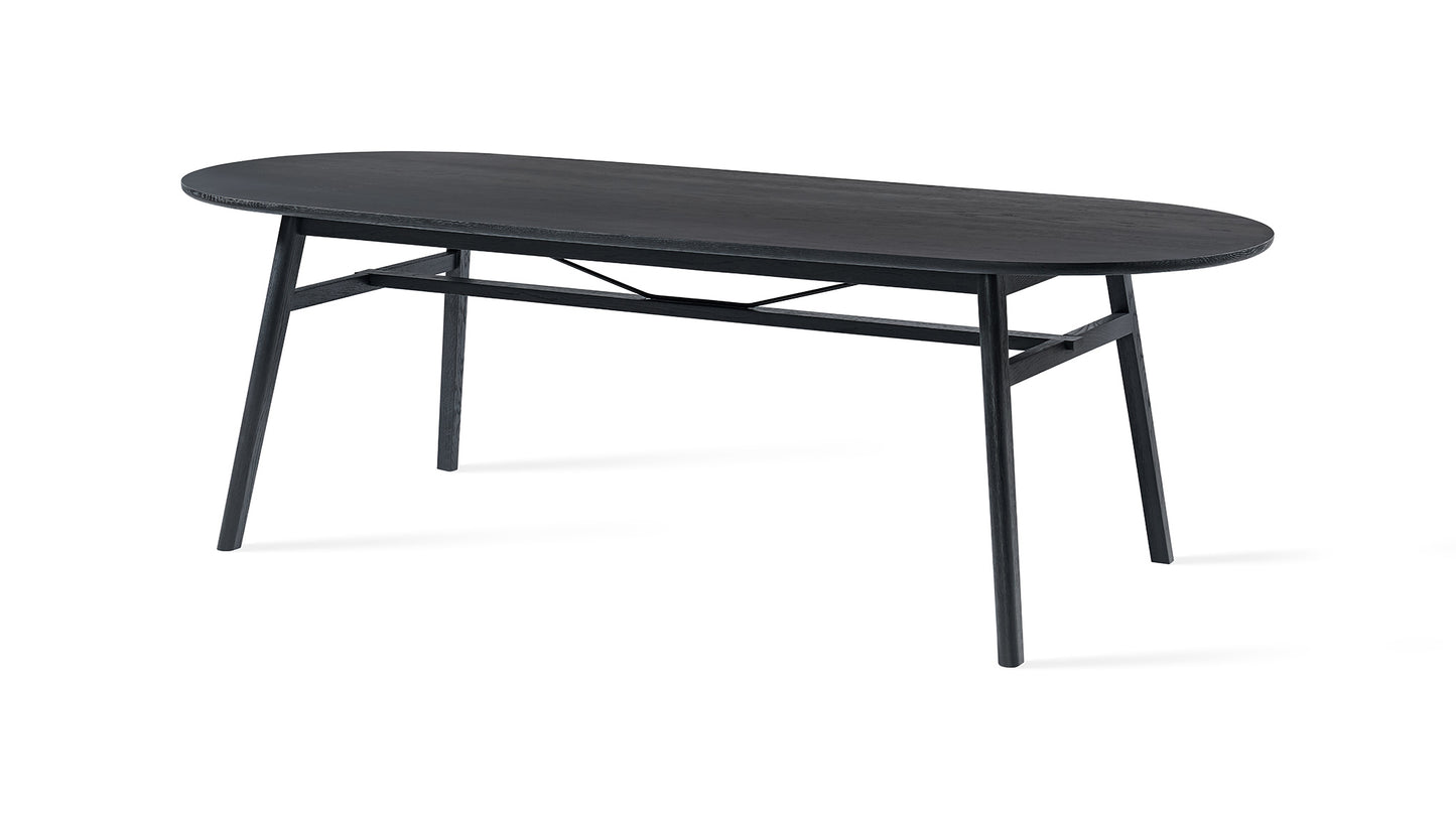 Surnu Dining Table Obsidian Oak 240cm