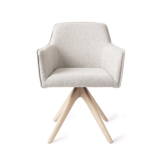 Hofu Dining Chair Checkers Charm Revolve Oak Bleach