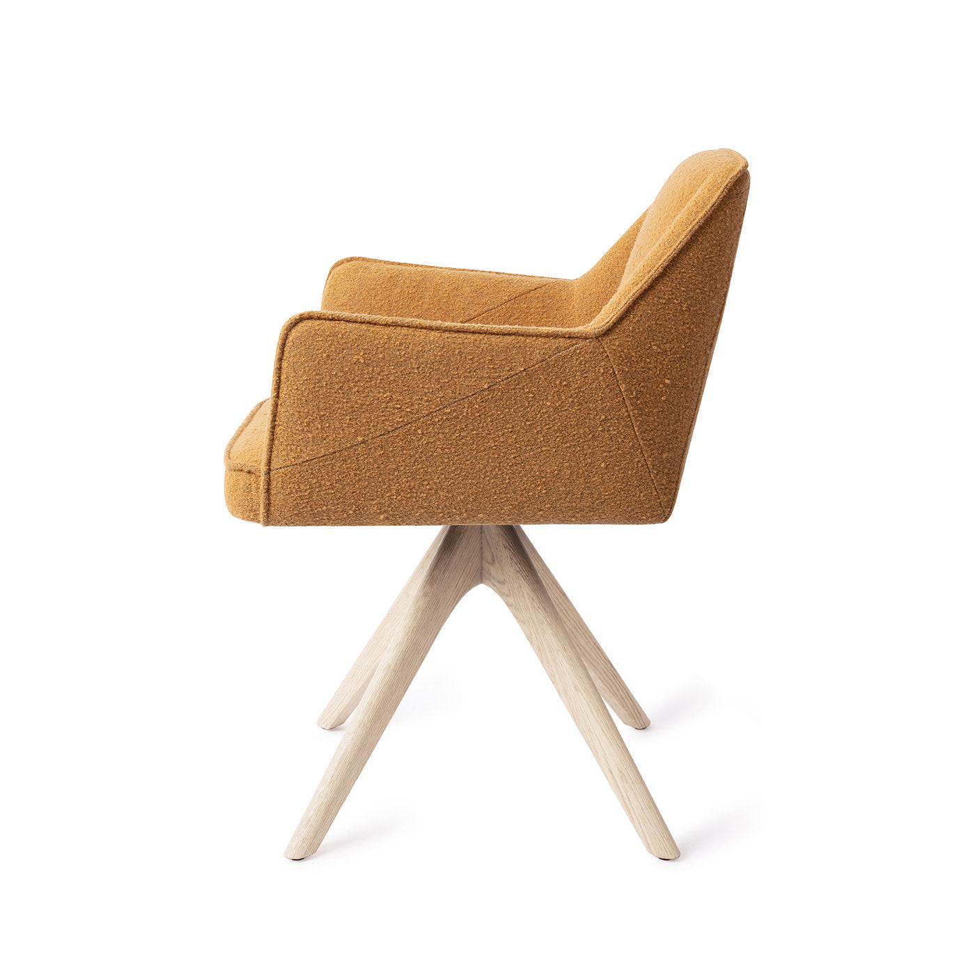 Tome Dining Chair Masai Giraffe Revolve Oak Bleach