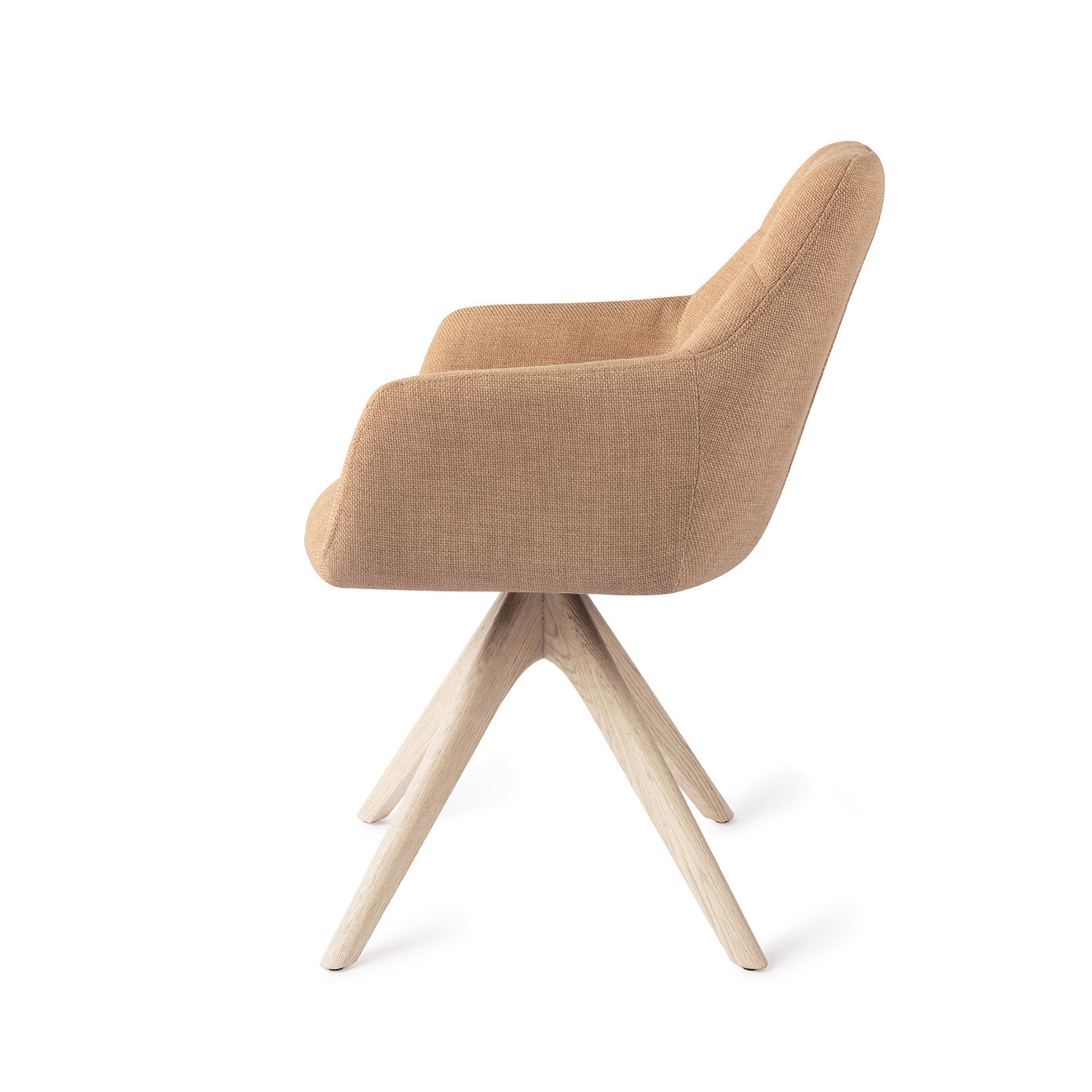 Noto Dining Chair Toasted Toffee Revolve Oak Bleach