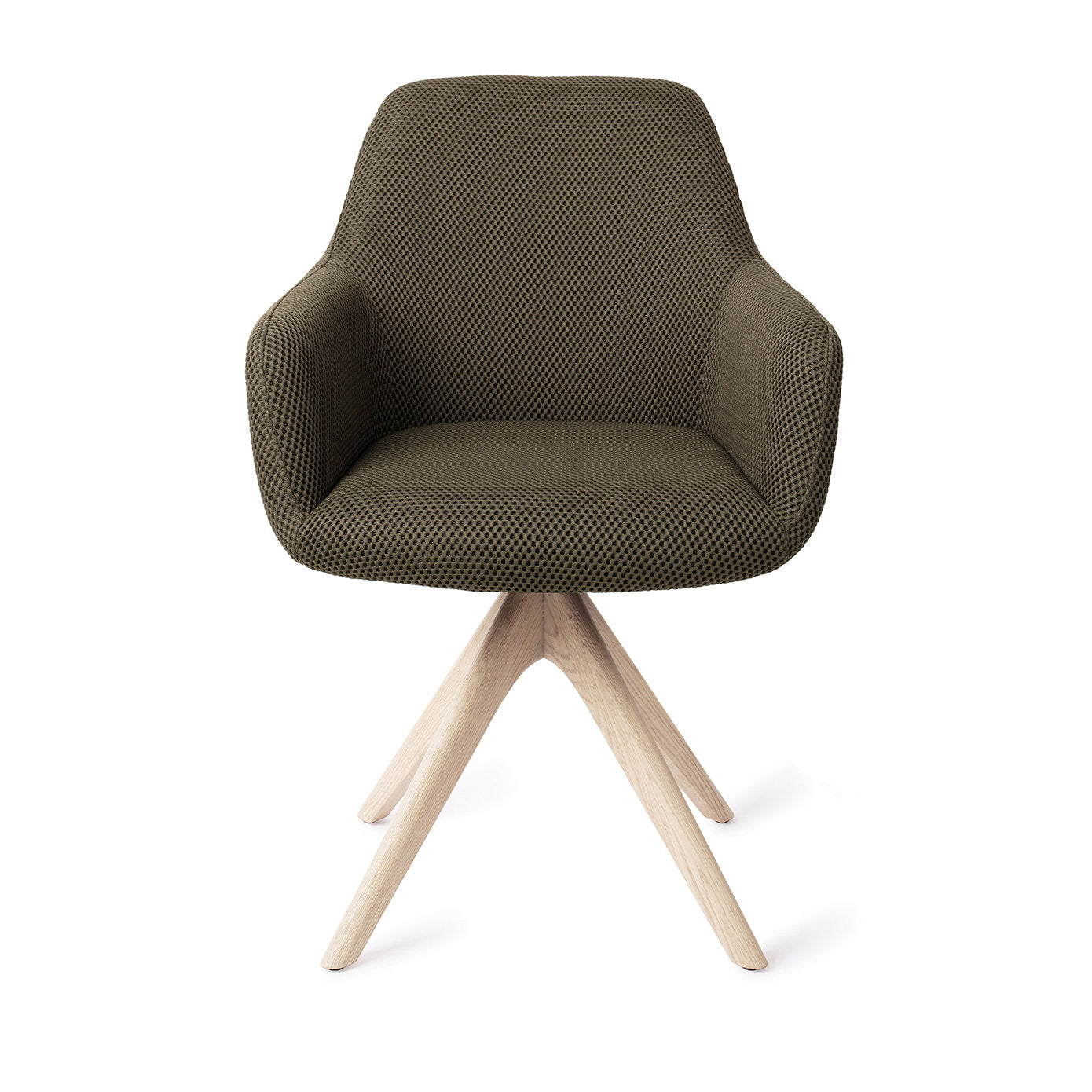 Hiroo Dining Chair Jungle Jewel Revolve Oak Bleach