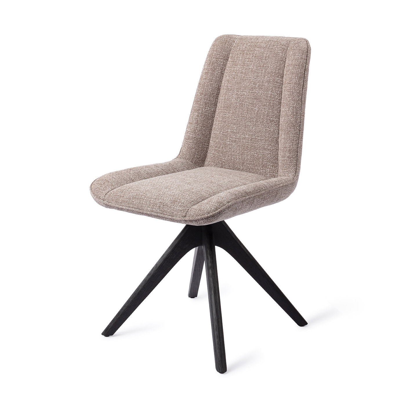 Umedo Dining Chair Grainy Greige Revolve Oak Black