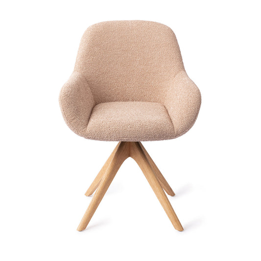 Kushi Dining Chair Flax Relax Revolve Oak Natural