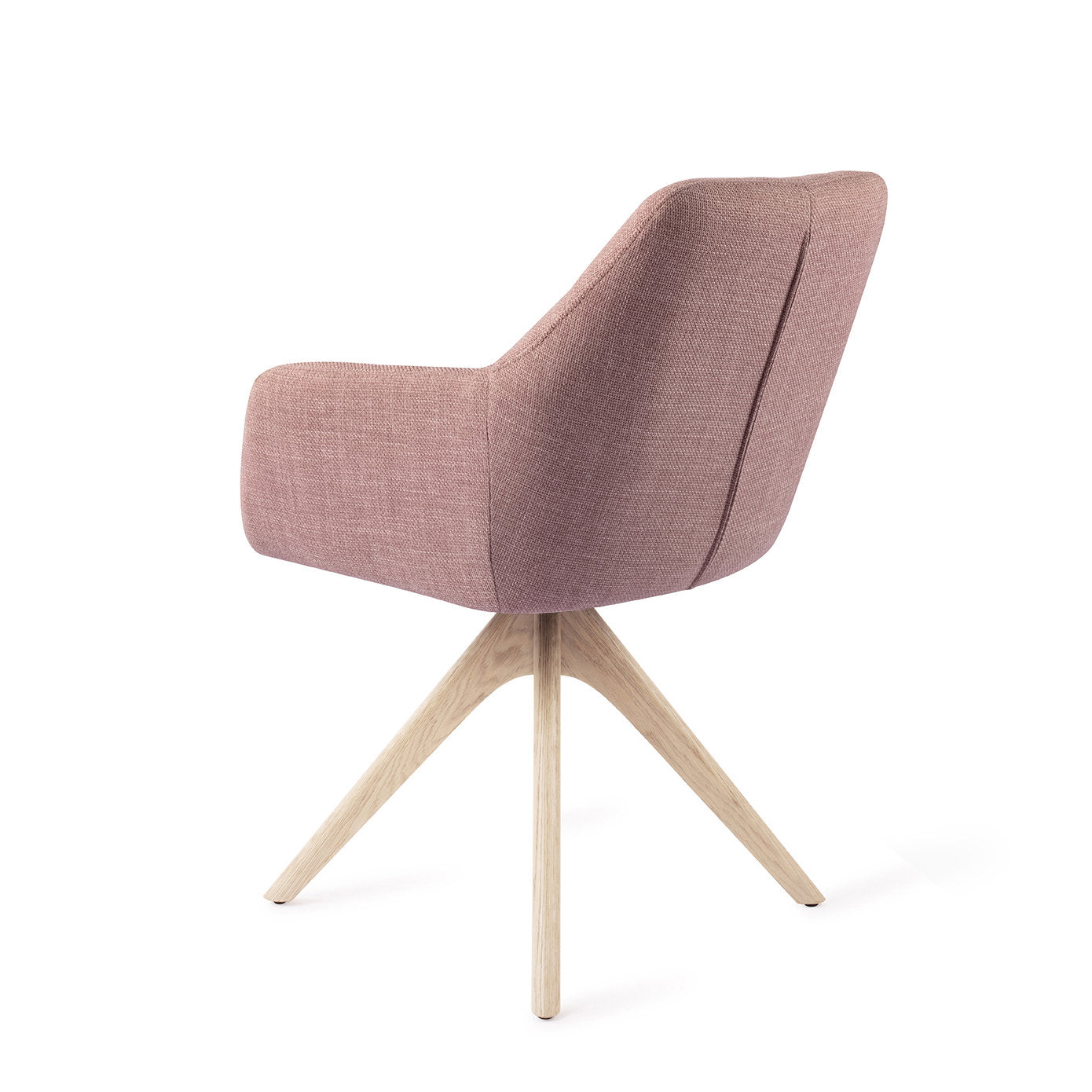 Noto Dining Chair Vintage Rose Revolve Oak Bleach