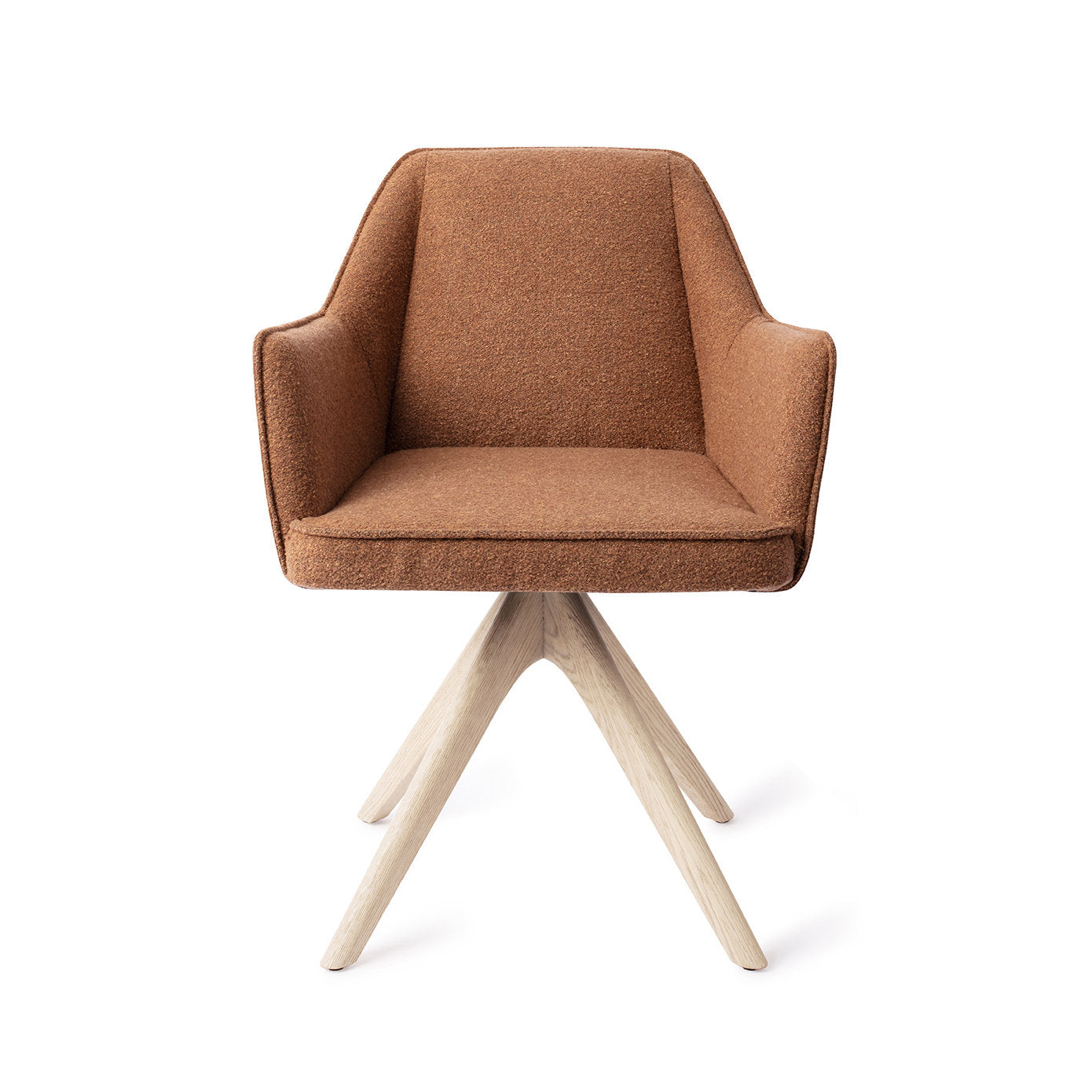 Tome Dining Chair Cinnamon Bun Revolve Oak Bleach
