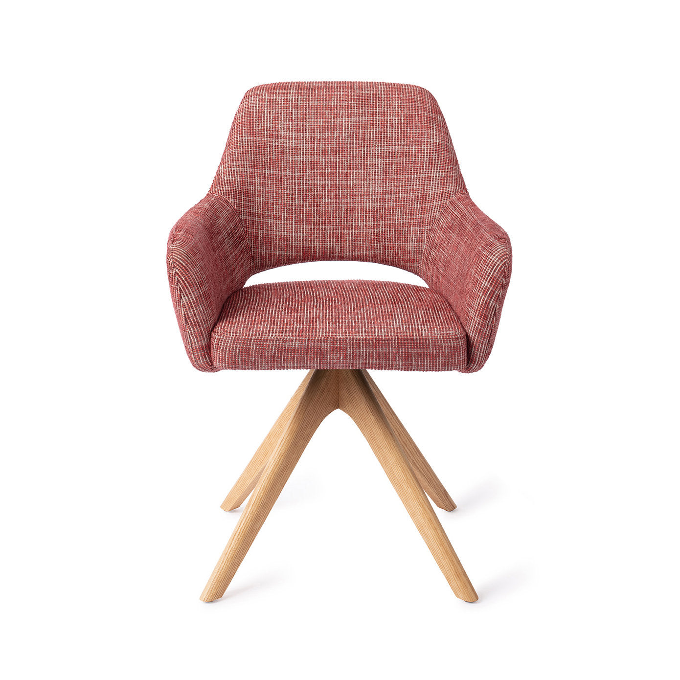 Yanai Dining Chair Berry Bars Revolve Oak Natural