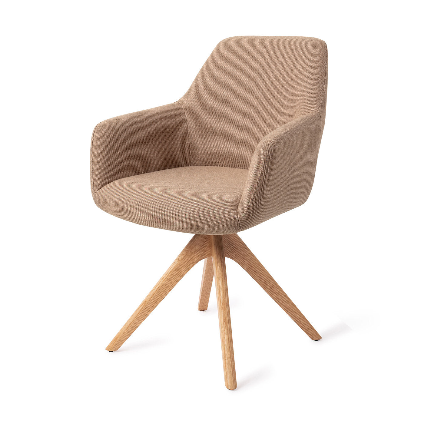 Hiroo Dining Chair Whisper Wheat Revolve Oak Natural
