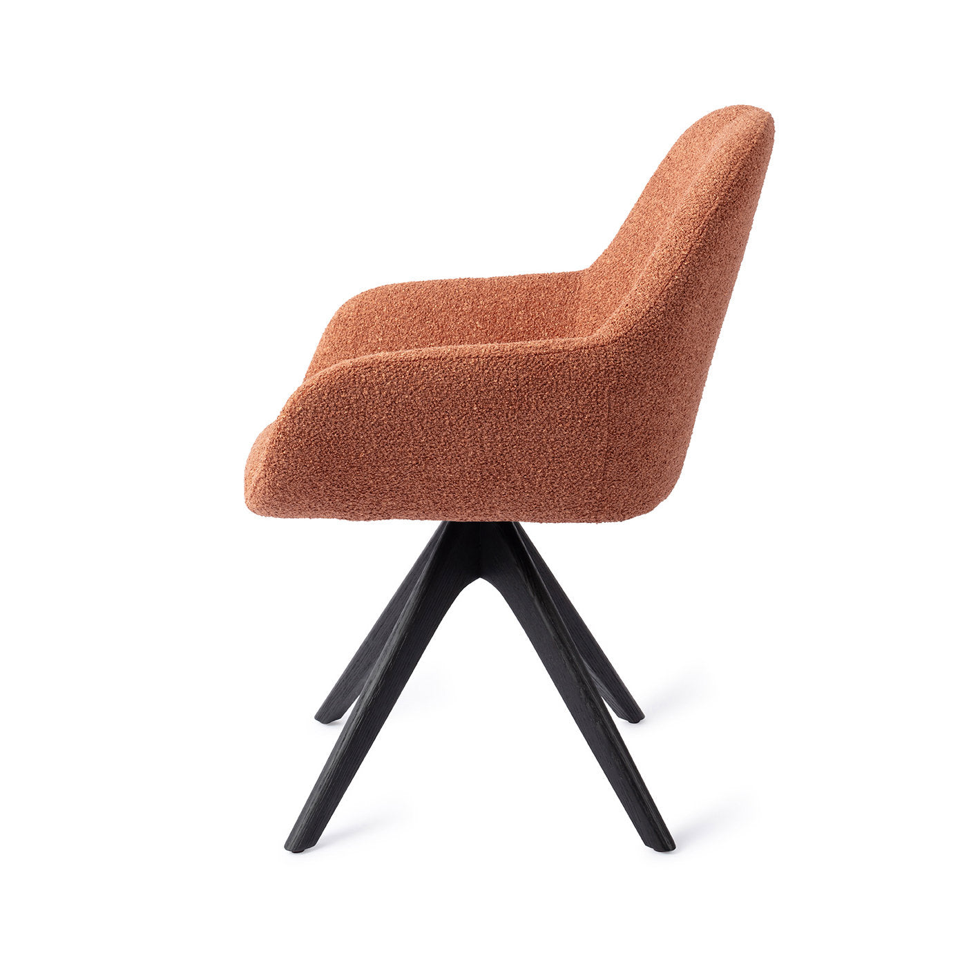 Kushi Dining Chair Amber Autumn Revolve Oak Black