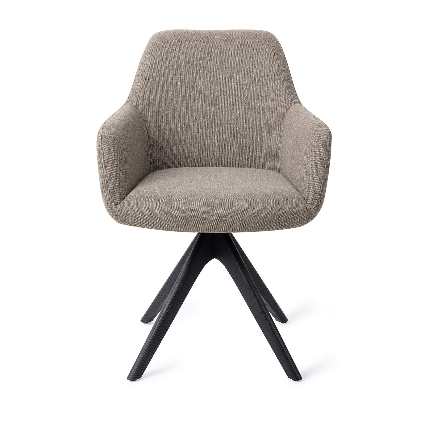 Hiroo Dining Chair Foggy Fusion Revolve Oak Black