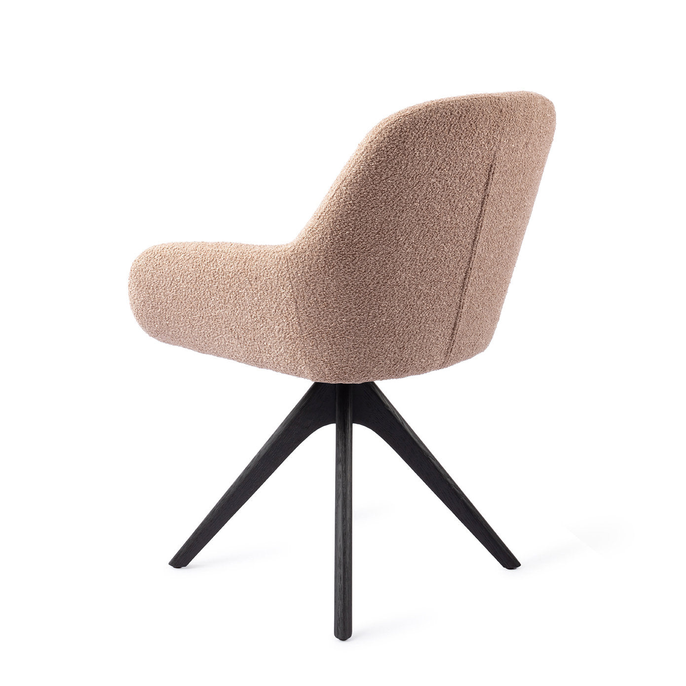 Kushi Dining Chair Flax Relax Revolve Oak Black