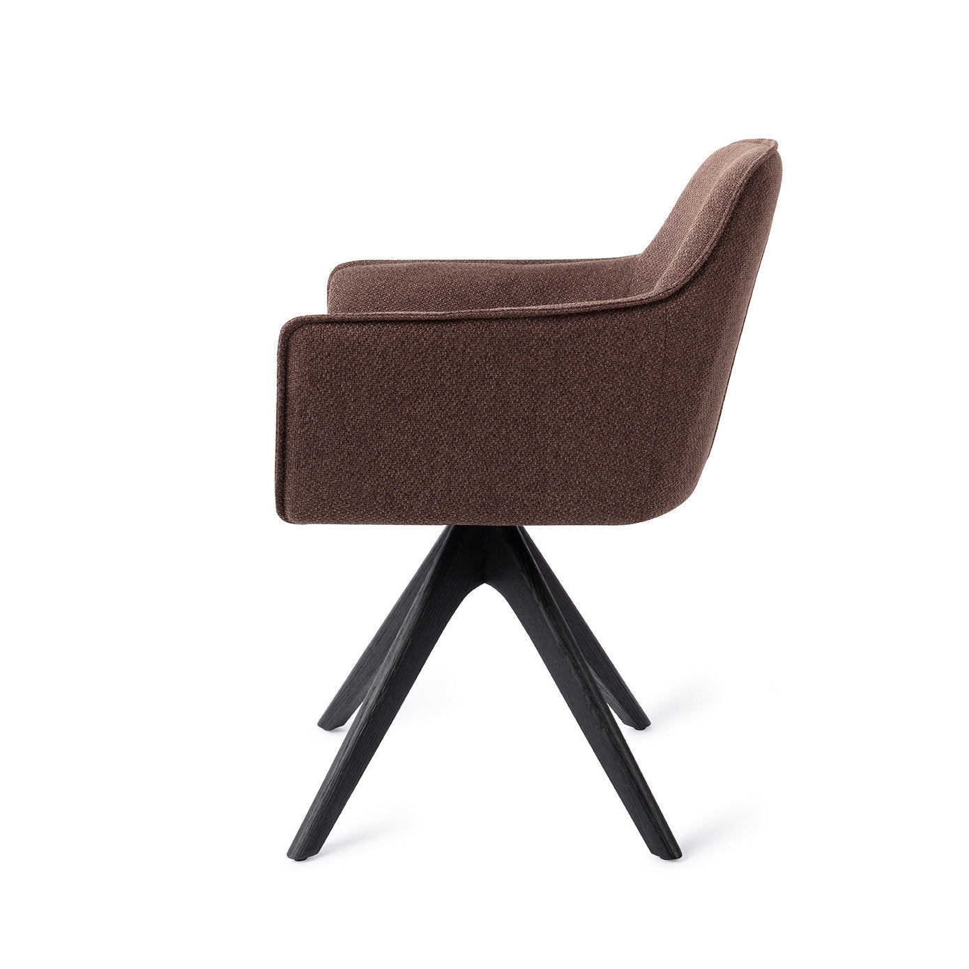 Hofu Dining Chair Potters Clay Revolve Oak Black