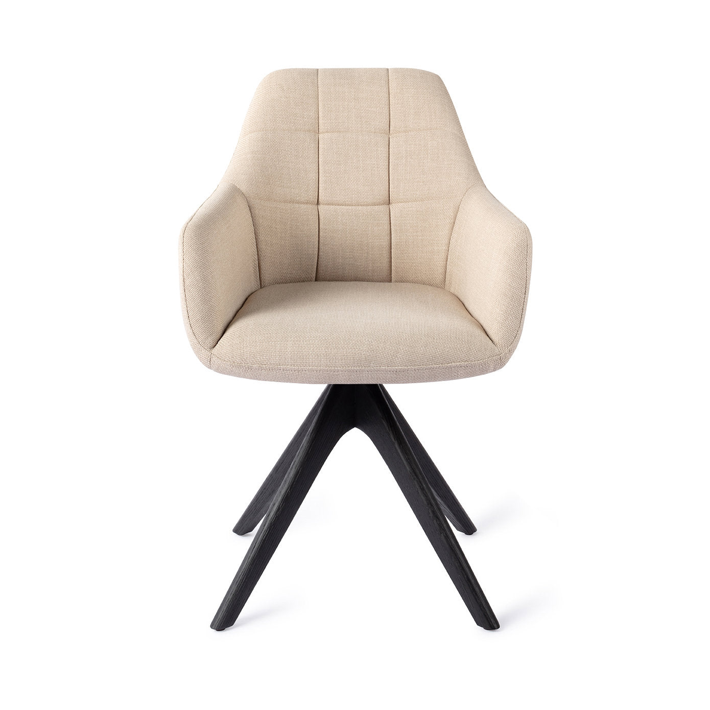 Noto Dining Chair Overnight Oats Revolve Oak Black