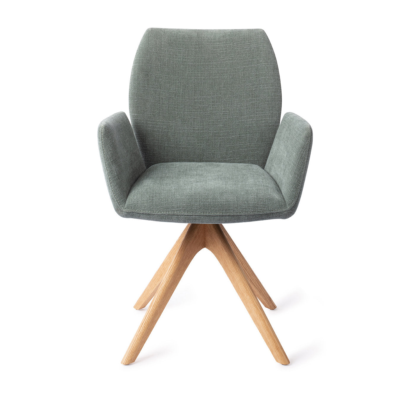 Misaki Dining Chair Breezy Blue Revolve Oak Natural