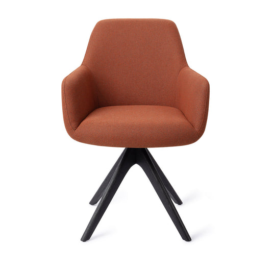 Hiroo Dining Chair Hearth Harmony Revolve Oak Black