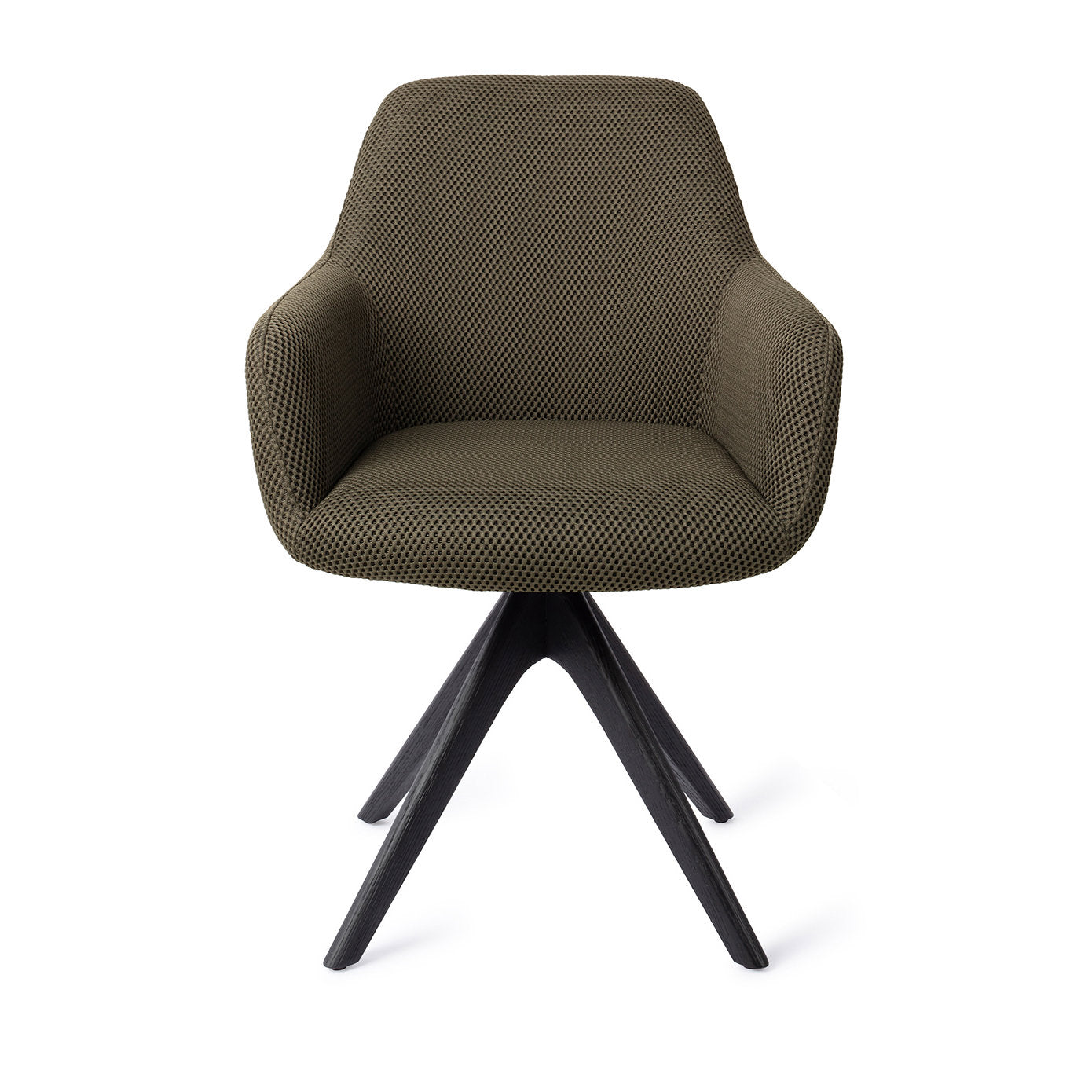 Hiroo Dining Chair Jungle Jewel Revolve Oak Black