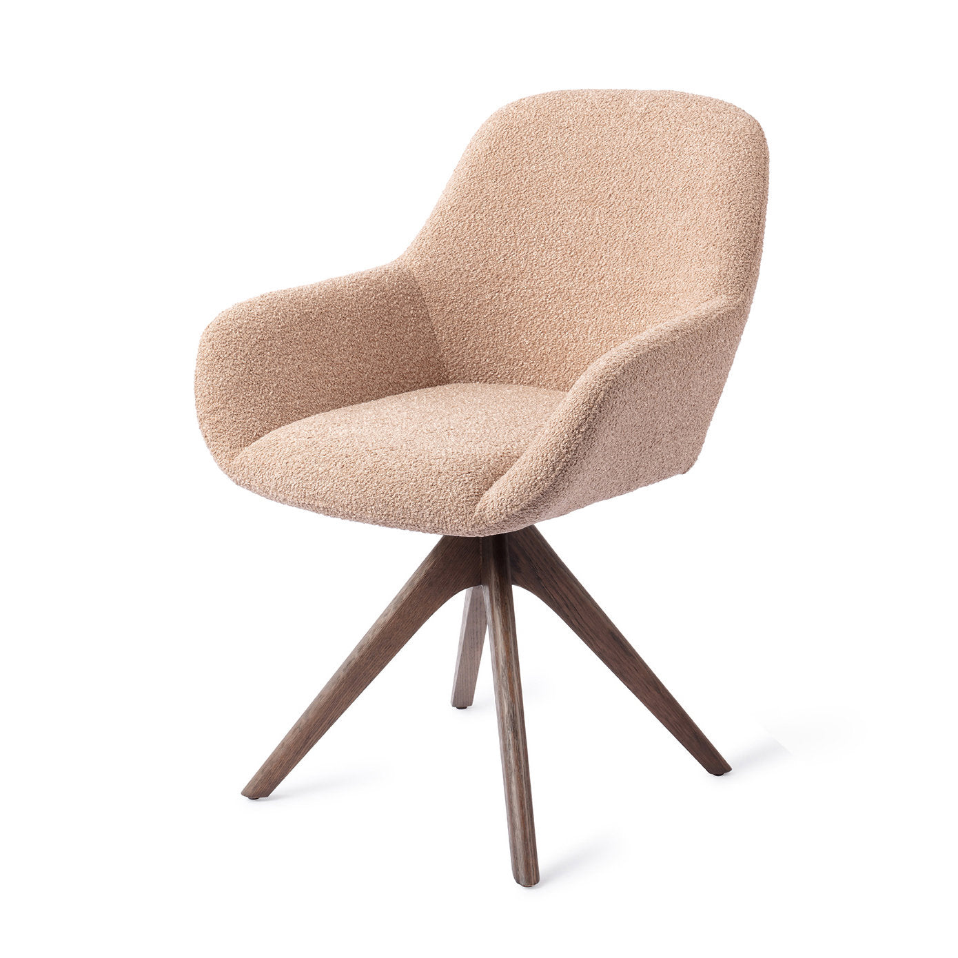 Kushi Dining Chair Flax Relax Revolve Oak Walnut