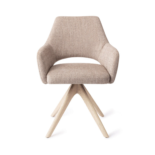 Yanai Dining Chair Biscuit Beach Revolve Oak Bleach