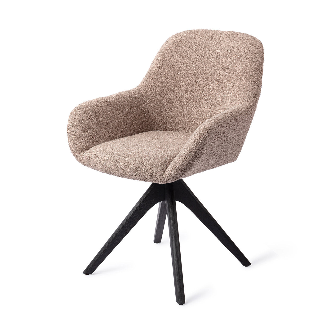 Kushi Dining Chair Stone Haze Revolve Oak Black