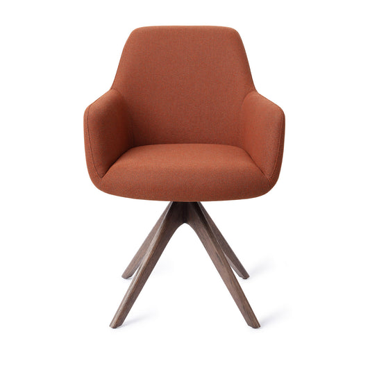 Hiroo Dining Chair Hearth Harmony Revolve Oak Walnut