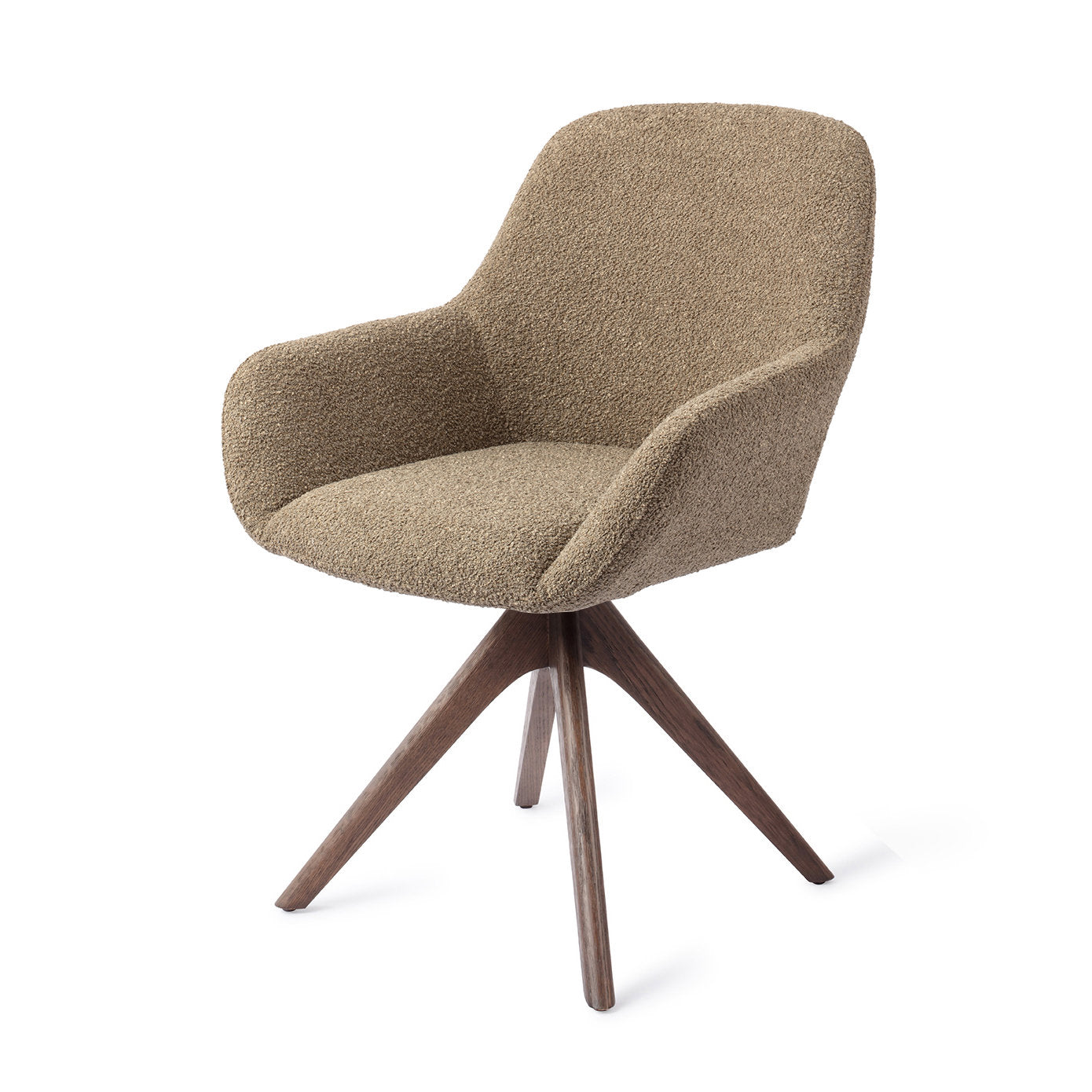 Kushi Dining Chair Moss Meadow Revolve Oak Walnut
