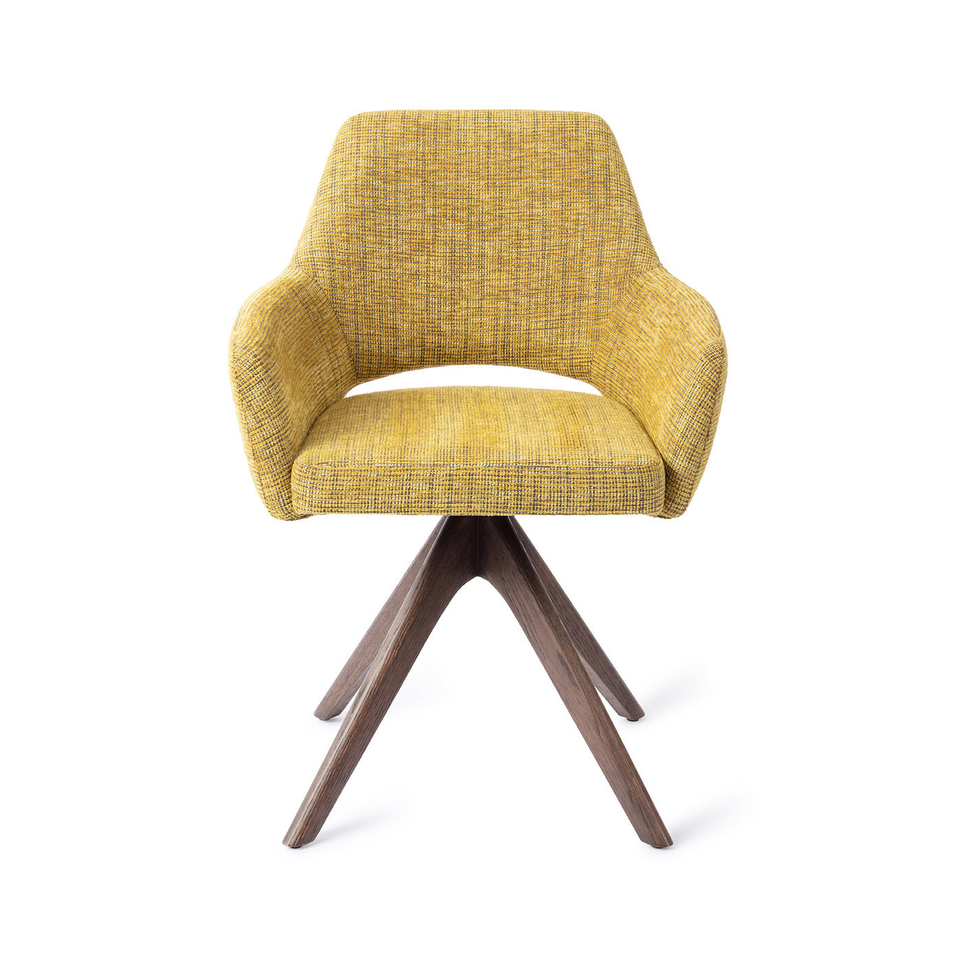 Yanai Dining Chair Lemon Lines Revolve Oak Walnut