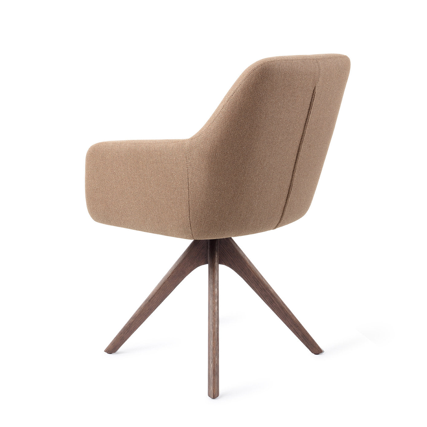 Hiroo Dining Chair Whisper Wheat Revolve Oak Walnut