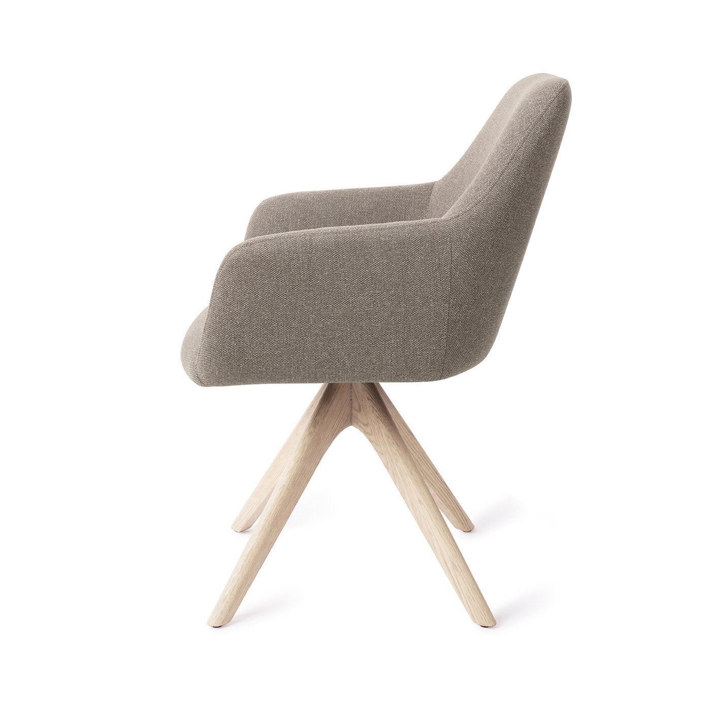 Hiroo Dining Chair Foggy Fusion Revolve Oak Bleach