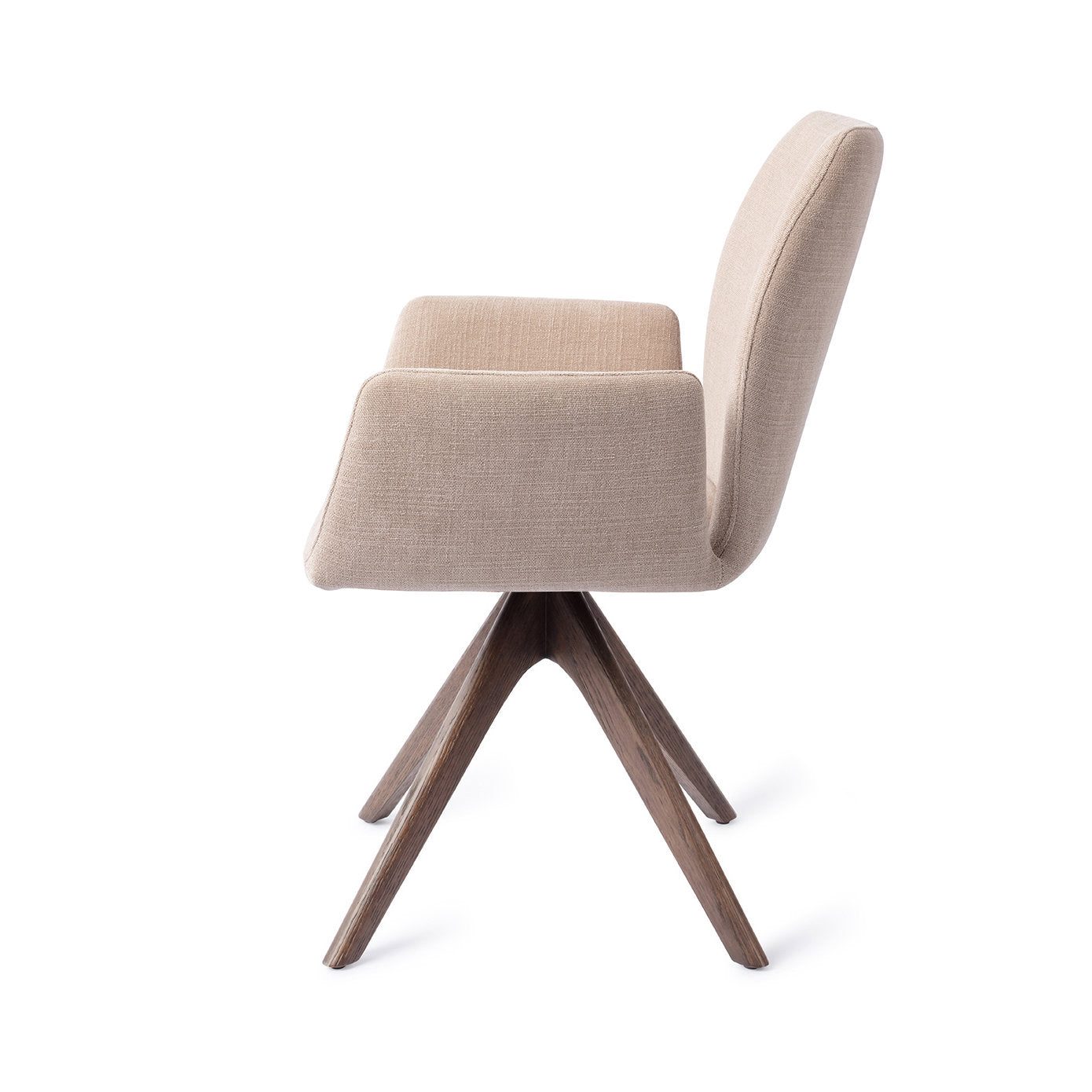 Misaki Dining Chair Sand Strand Revolve Oak Walnut