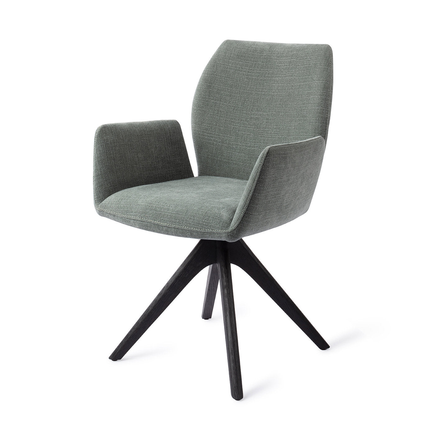 Misaki Dining Chair Breezy Blue Revolve Oak Black