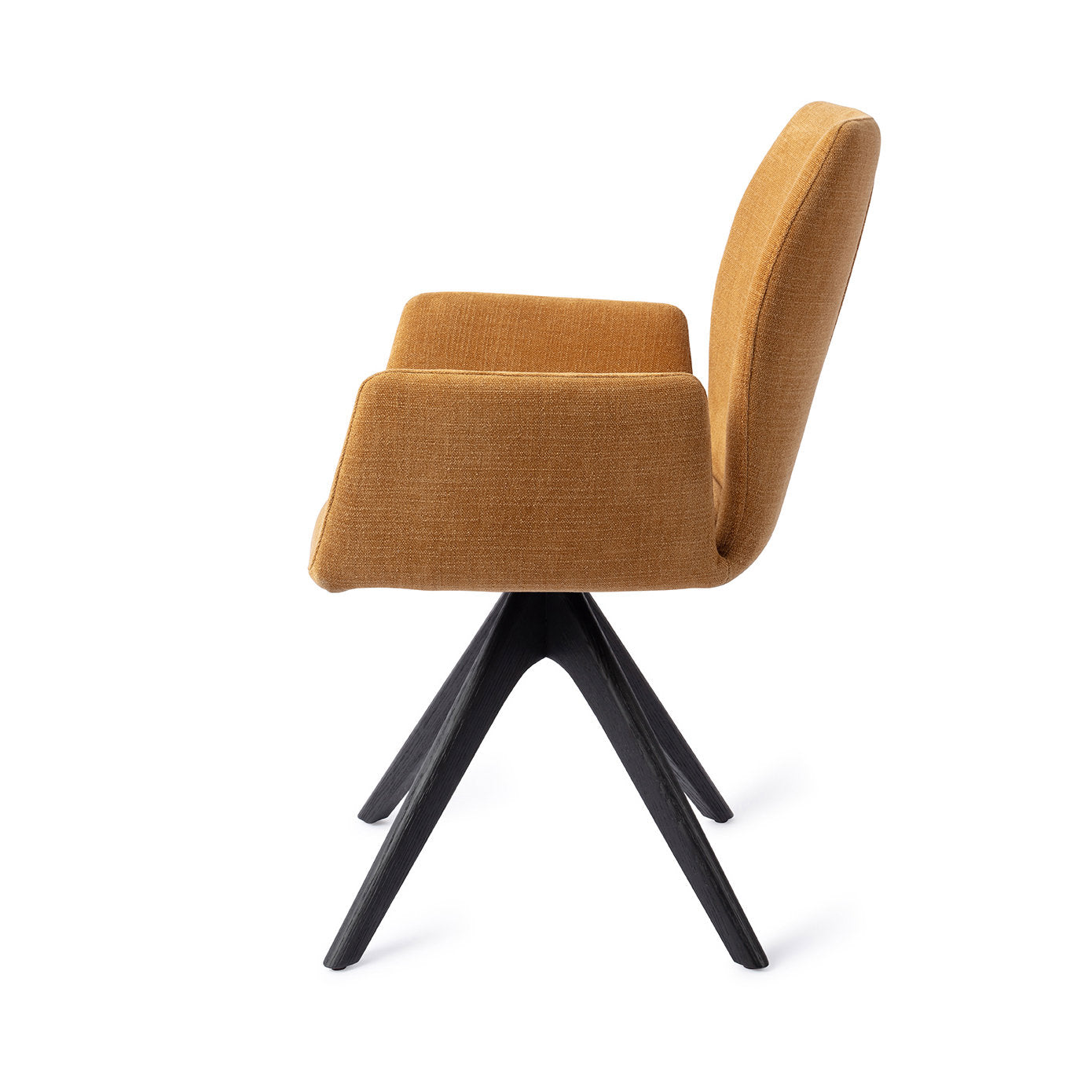 Misaki Dining Chair Honey Harvest Revolve Oak Black