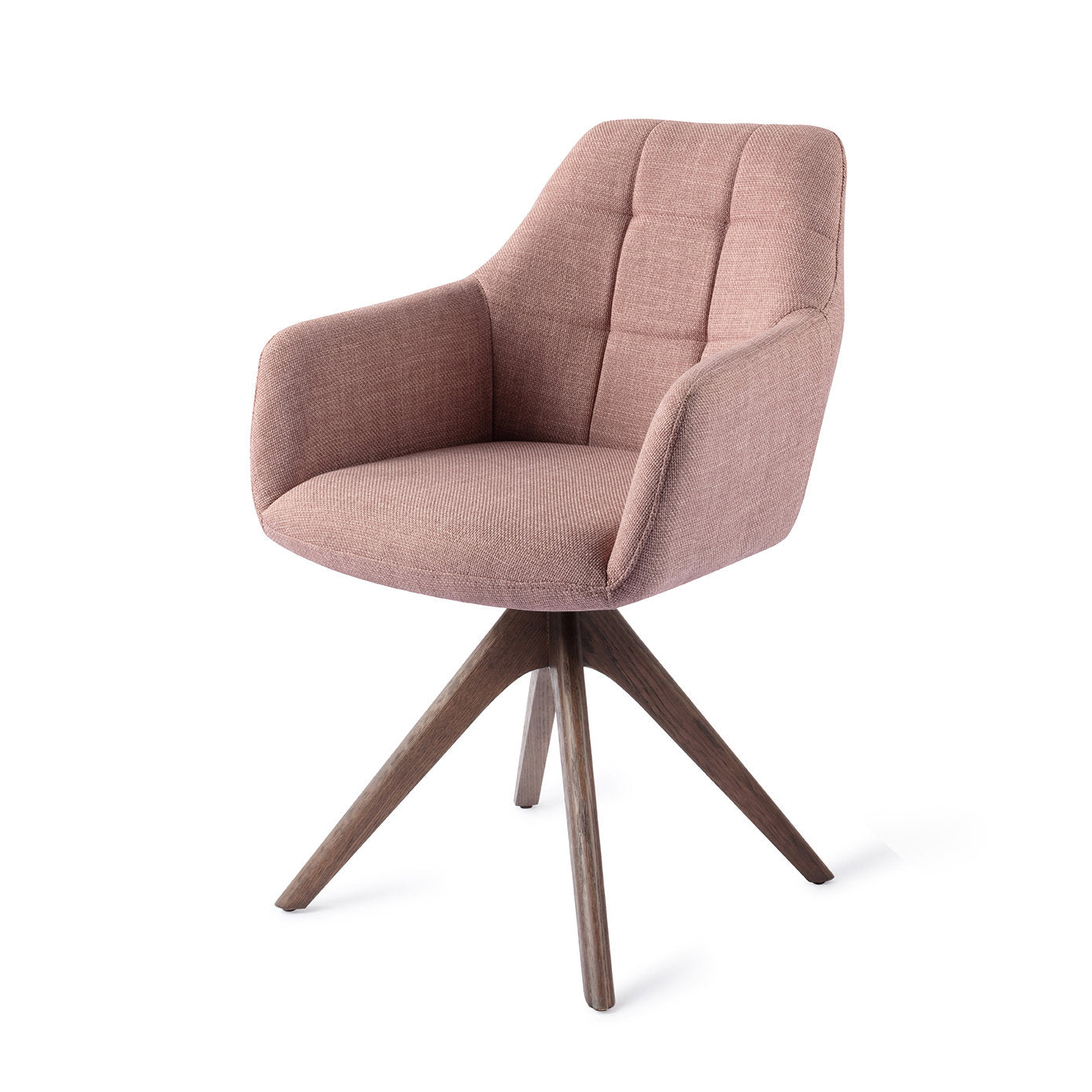 Noto Dining Chair Vintage Rose Revolve Oak Walnut