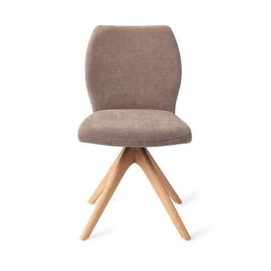 Ikata Dining Chair Mocha Mist Revolve Oak Natural
