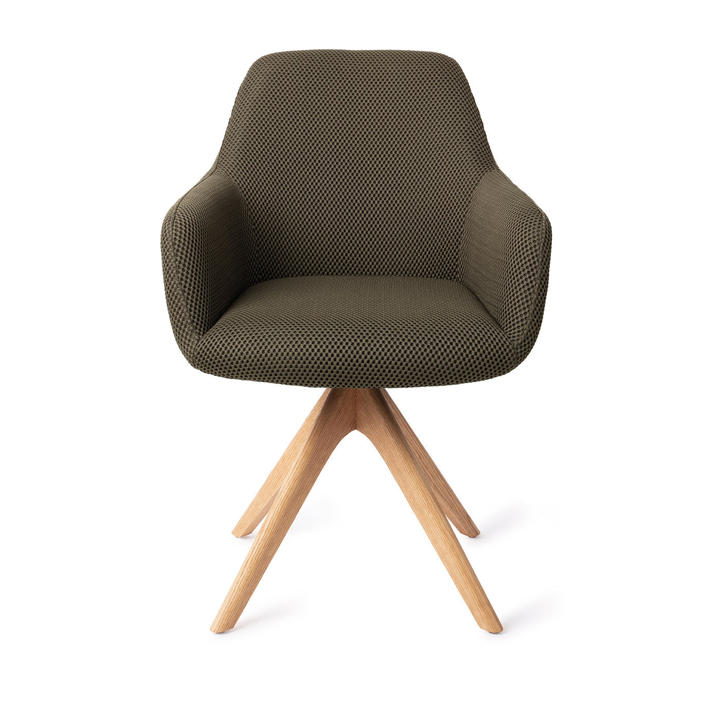 Hiroo Dining Chair Jungle Jewel Revolve Oak Natural
