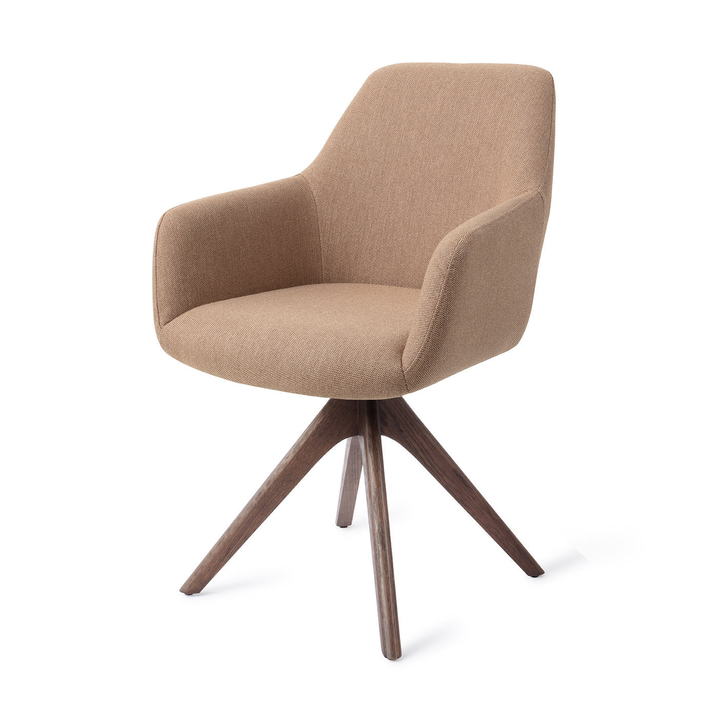 Hiroo Dining Chair Whisper Wheat Revolve Oak Walnut