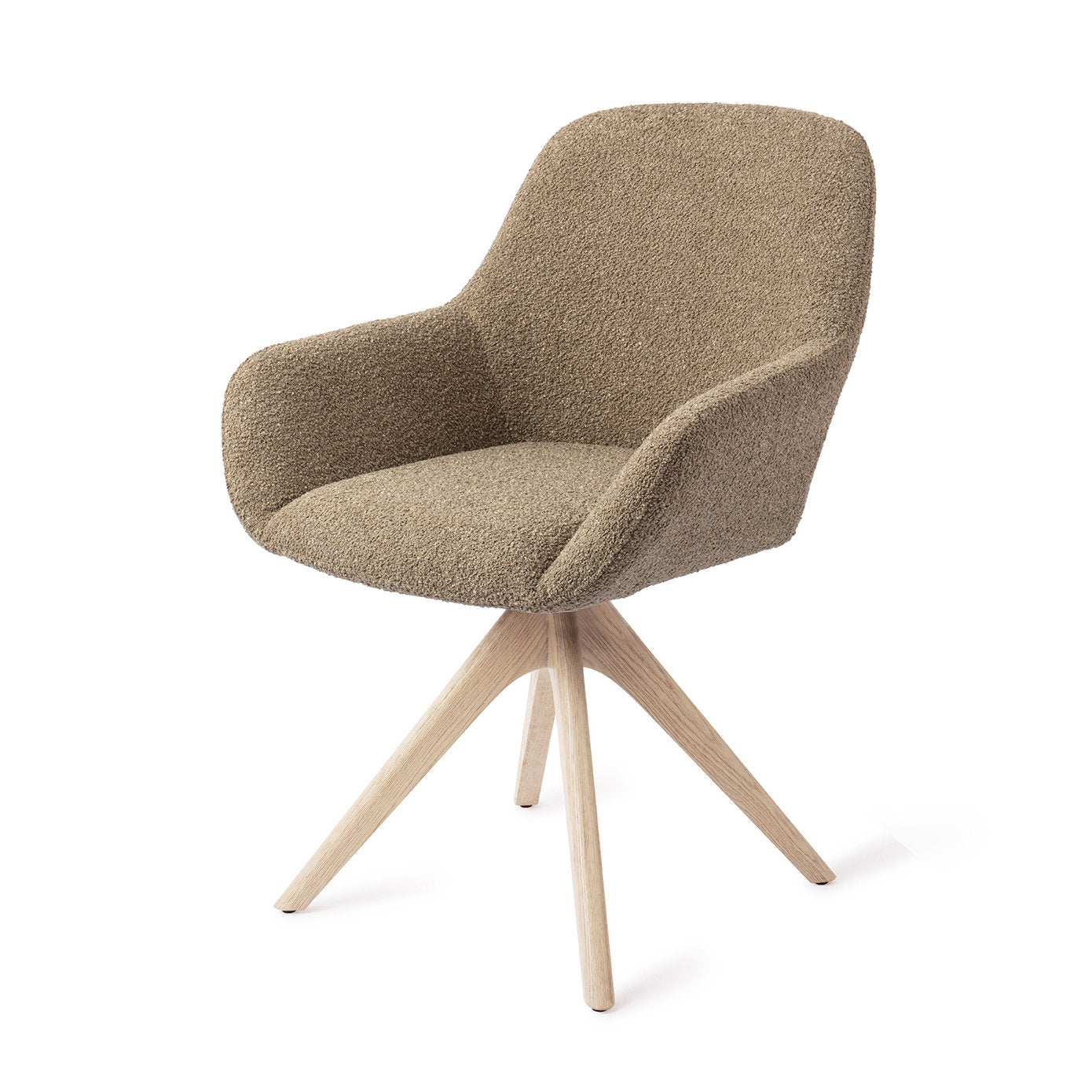 Kushi Dining Chair Moss Meadow Revolve Oak Bleach