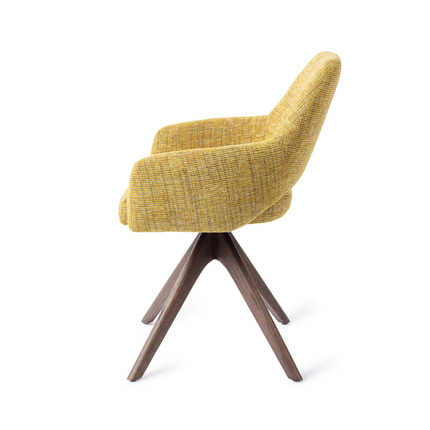 Yanai Dining Chair Lemon Lines Revolve Oak Walnut