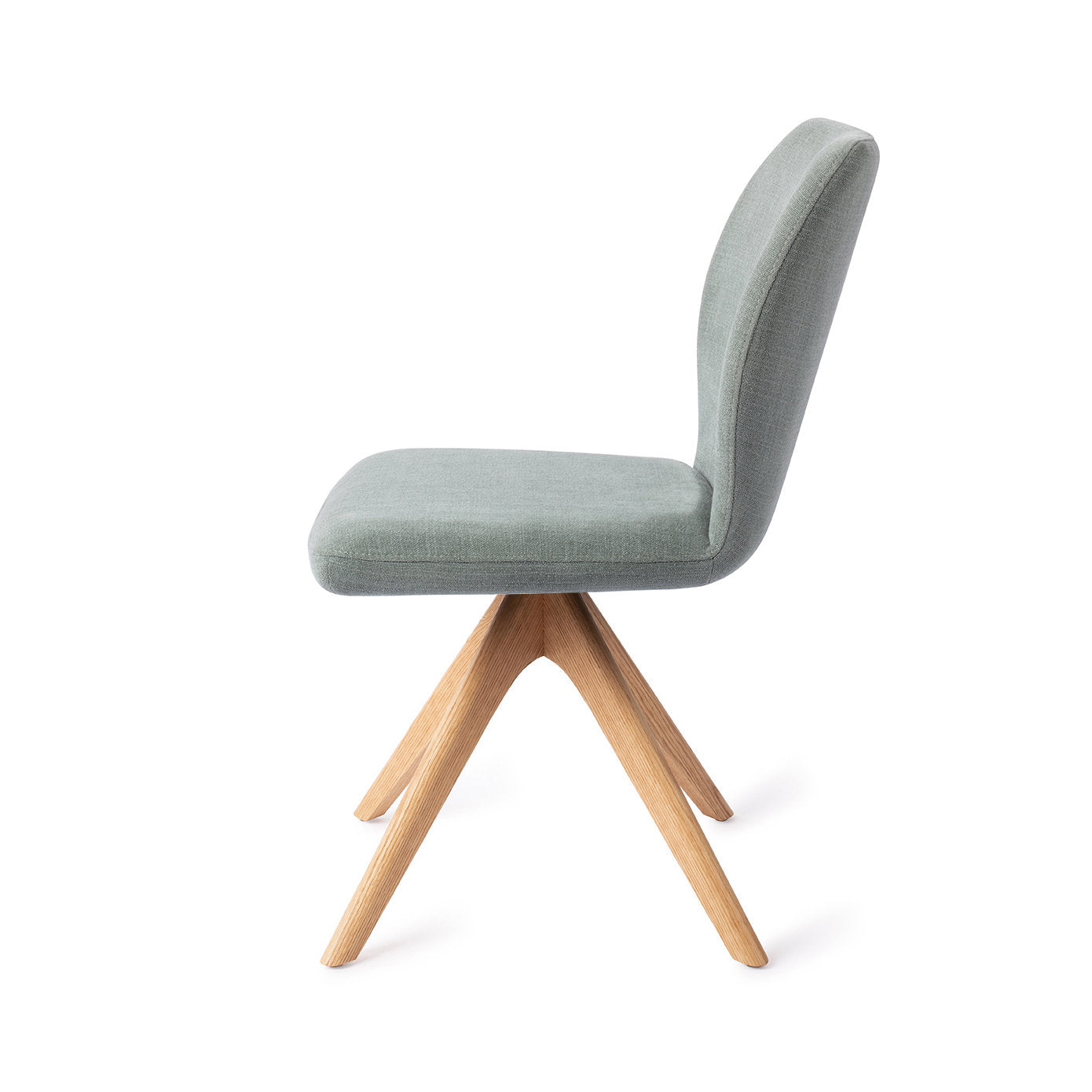 Ikata Dining Chair Breezy Blue Revolve Oak Natural