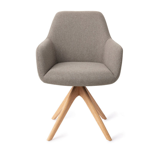Hiroo Dining Chair Foggy Fusion Revolve Oak Natural