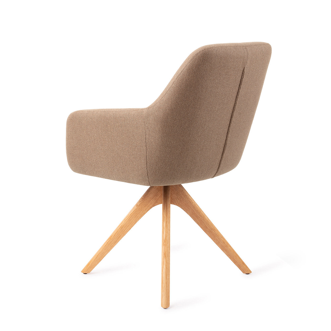 Hiroo Dining Chair Whisper Wheat Revolve Oak Natural