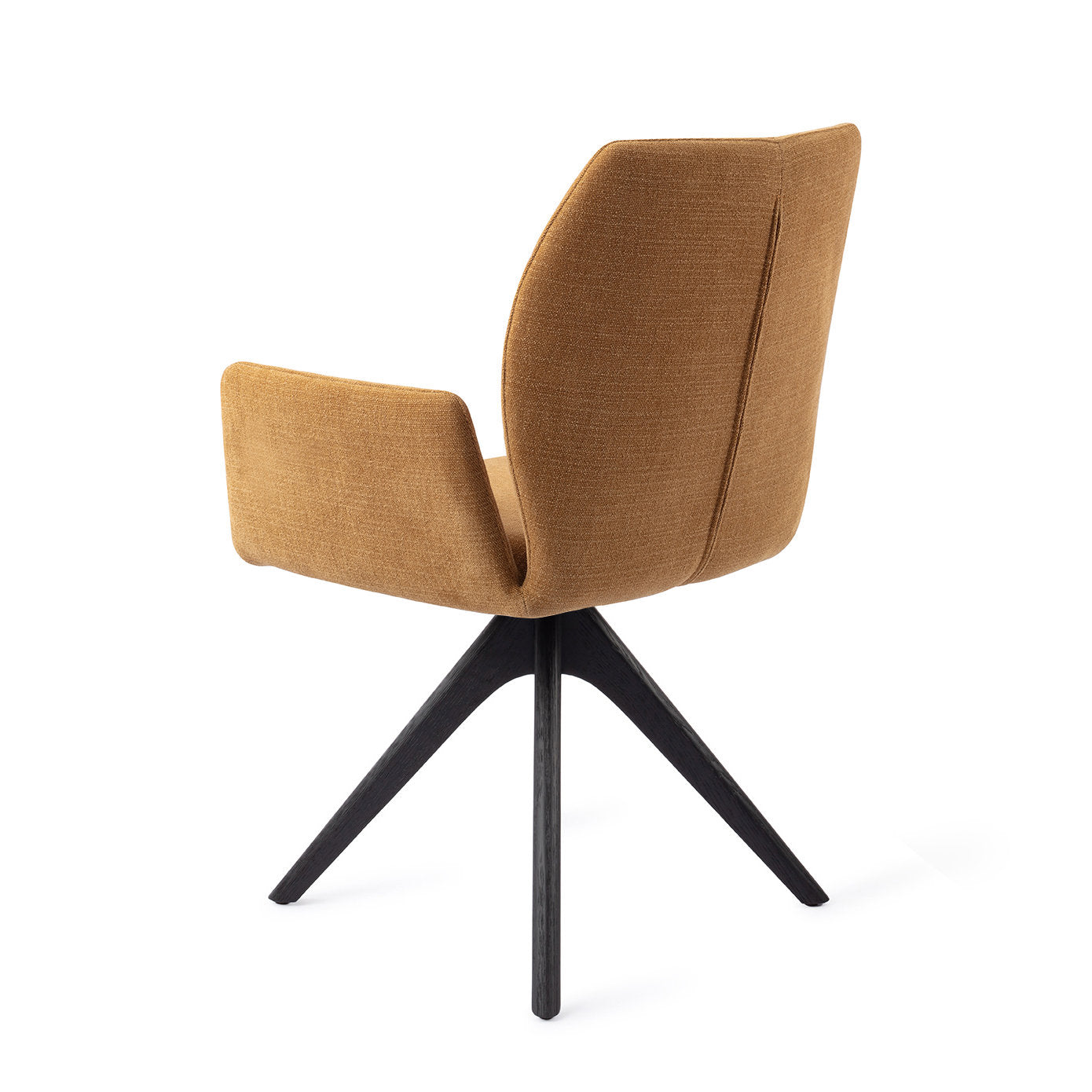 Misaki Dining Chair Honey Harvest Revolve Oak Black