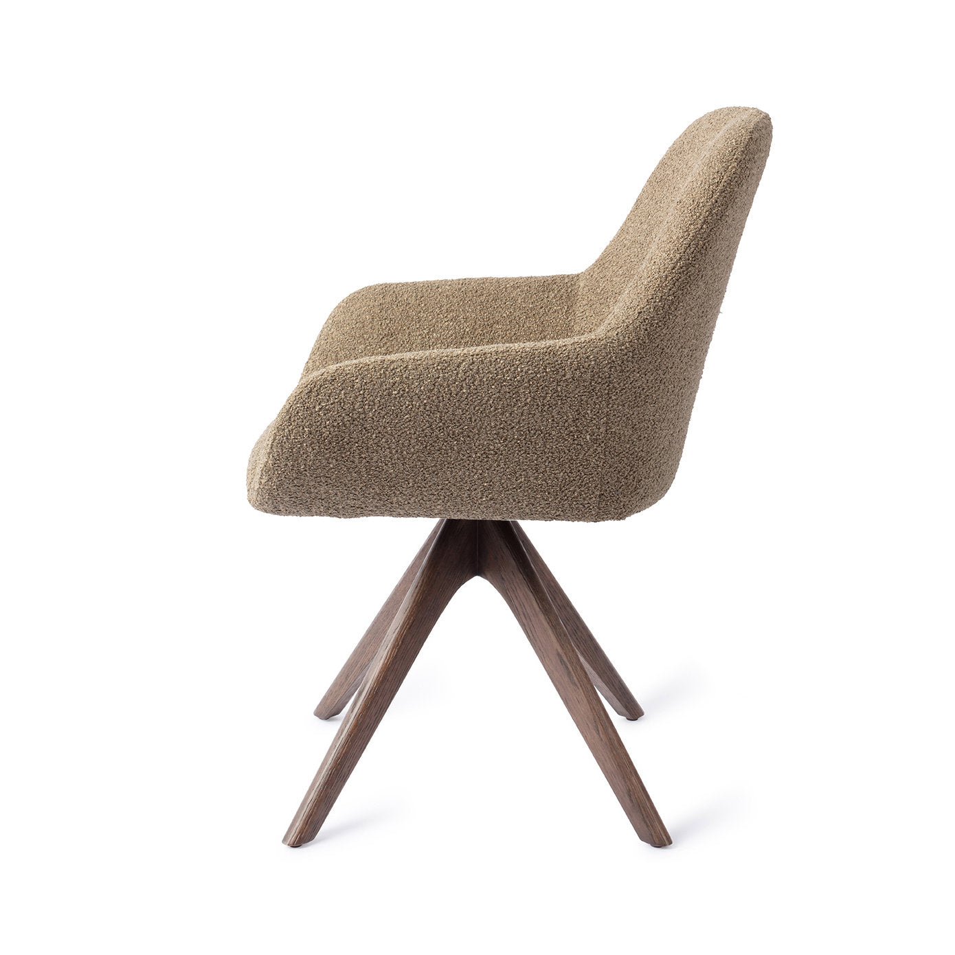 Kushi Dining Chair Moss Meadow Revolve Oak Walnut