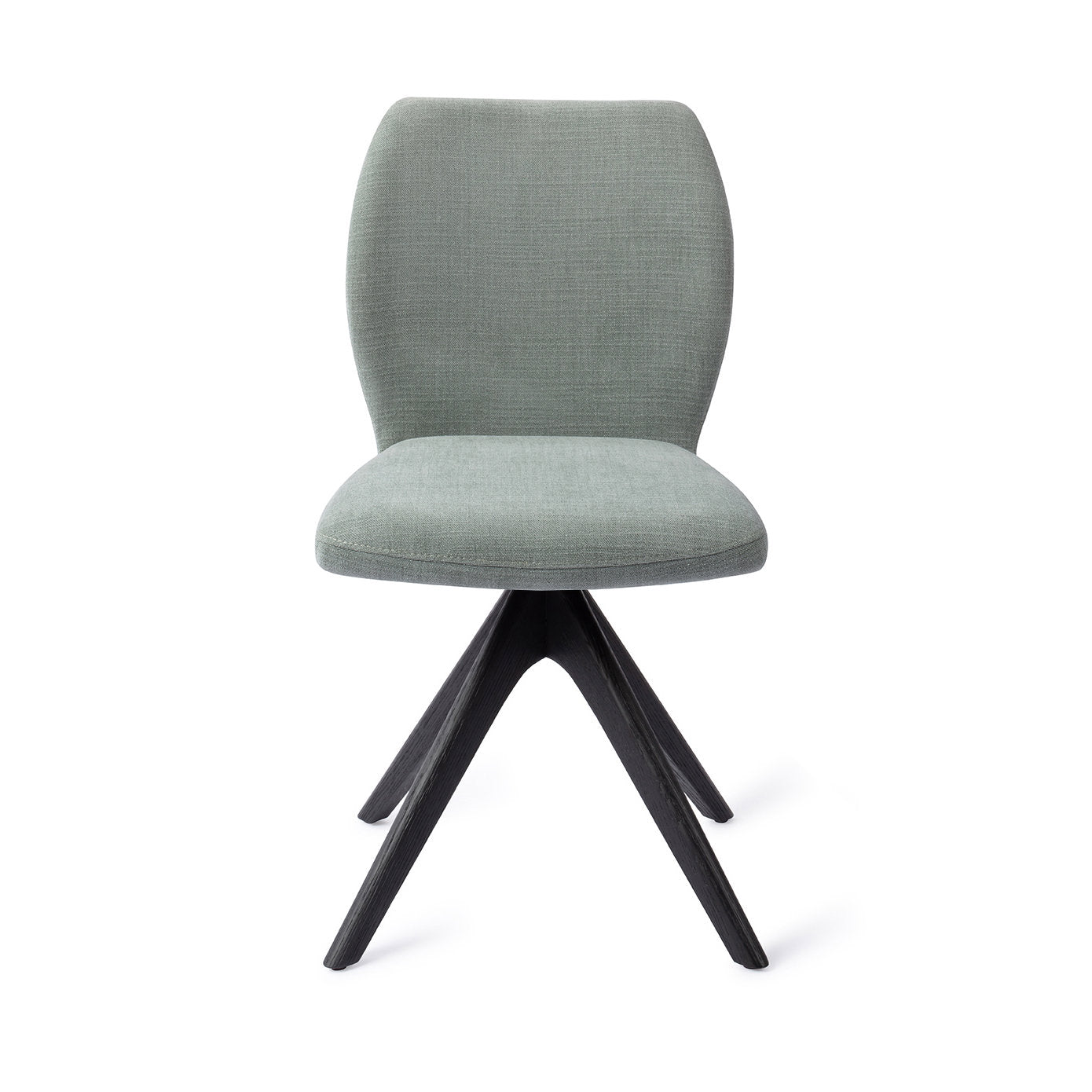 Ikata Dining Chair Breezy Blue Revolve Oak Black