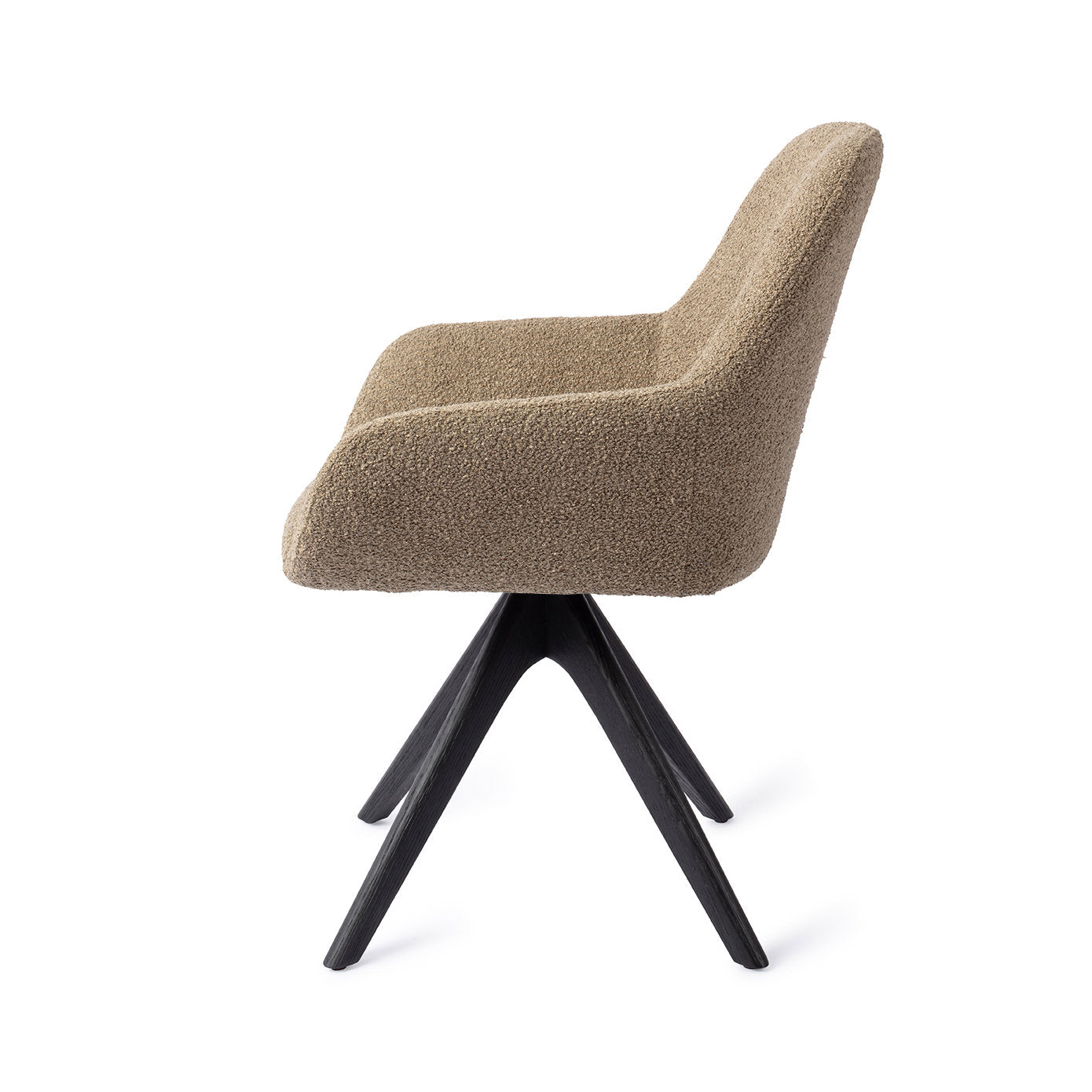 Kushi Dining Chair Moss Meadow Revolve Oak Black