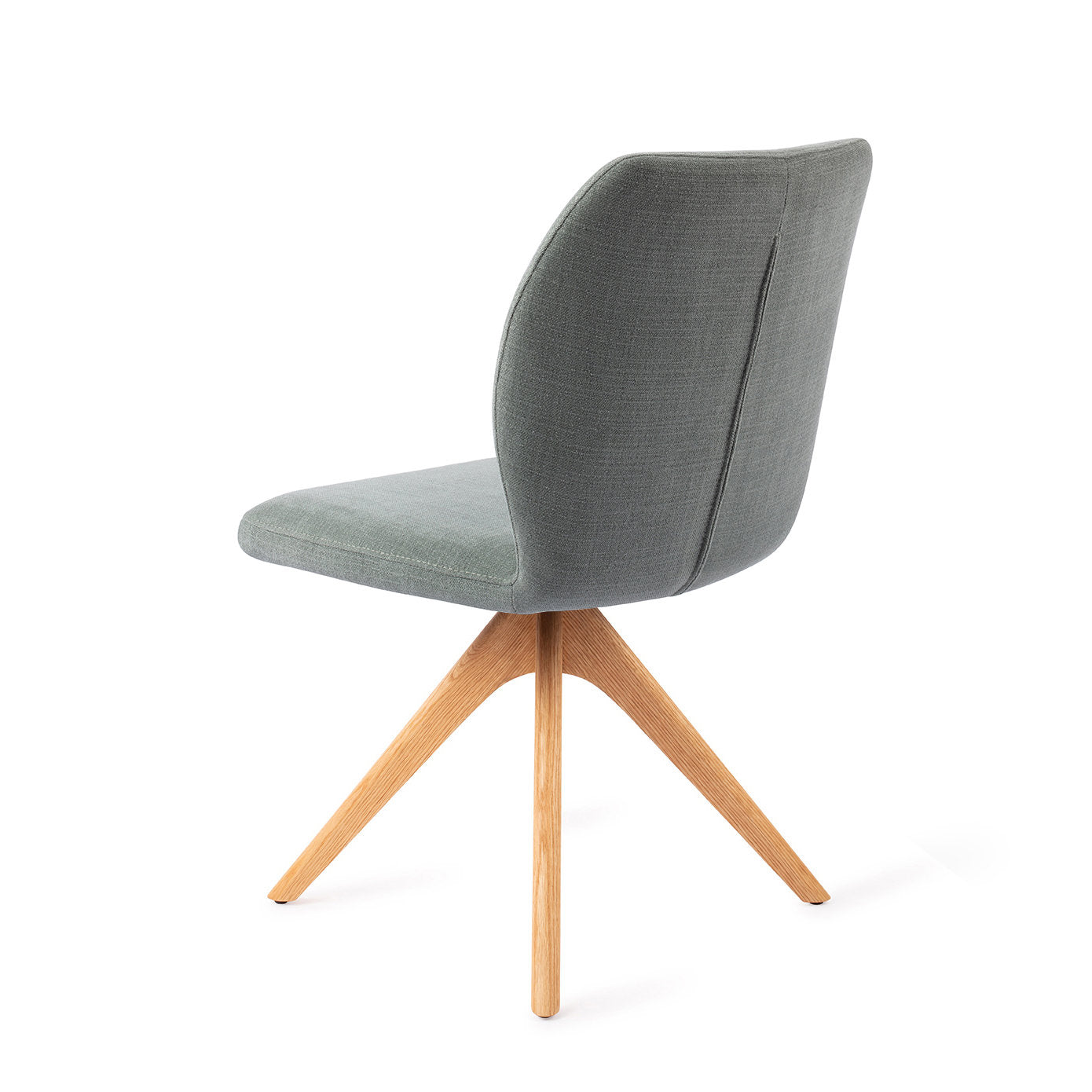 Ikata Dining Chair Breezy Blue Revolve Oak Natural
