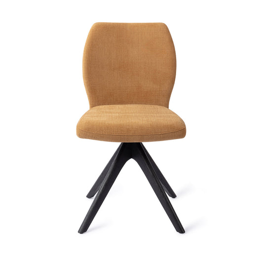 Ikata Dining Chair Honey Harvest Revolve Oak Black
