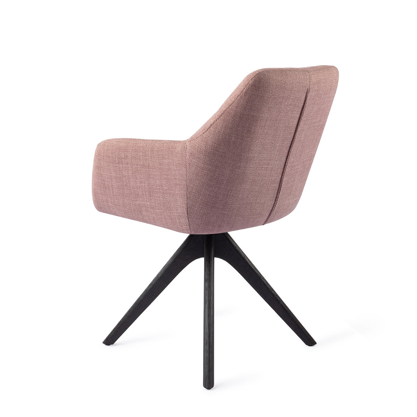 Noto Dining Chair Vintage Rose Revolve Oak Black