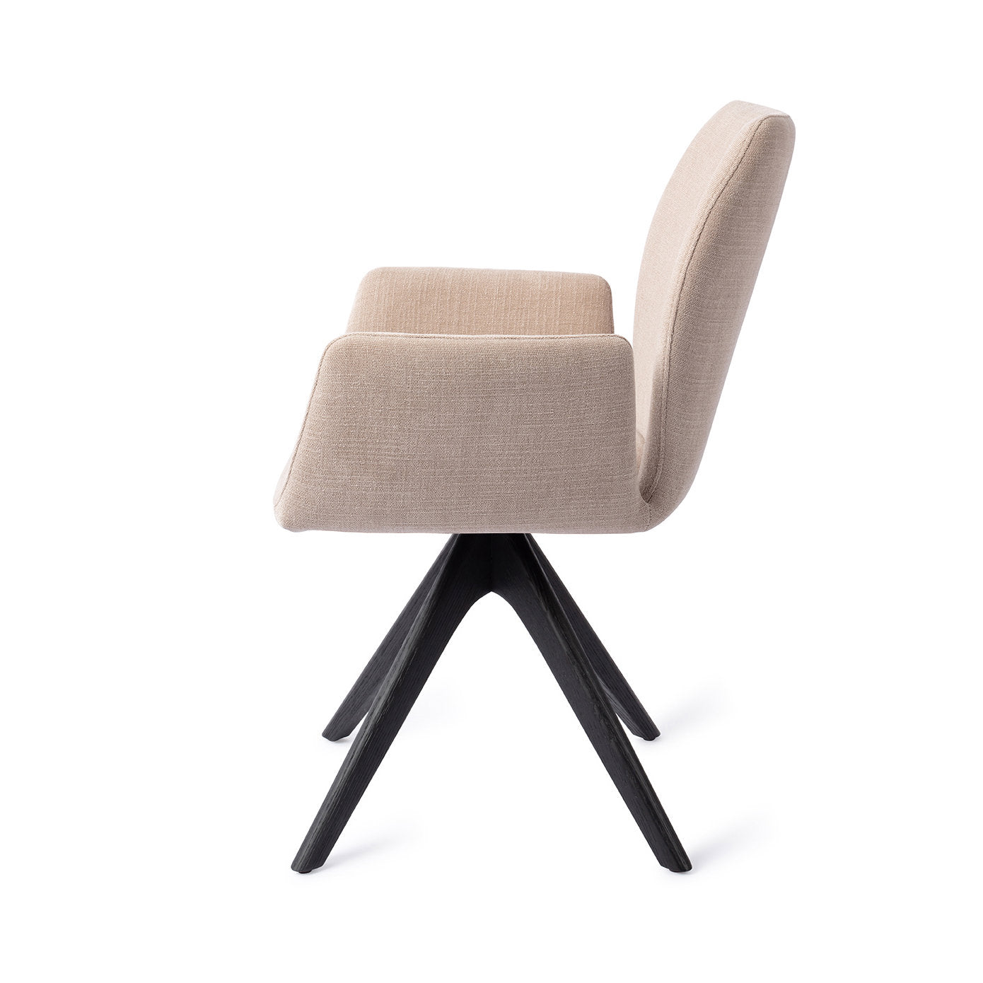 Misaki Dining Chair Sand Strand Revolve Oak Black