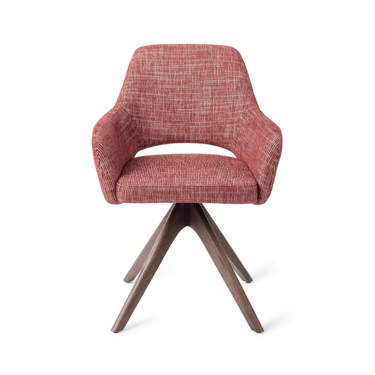 Yanai Dining Chair Berry Bars Revolve Oak Walnut