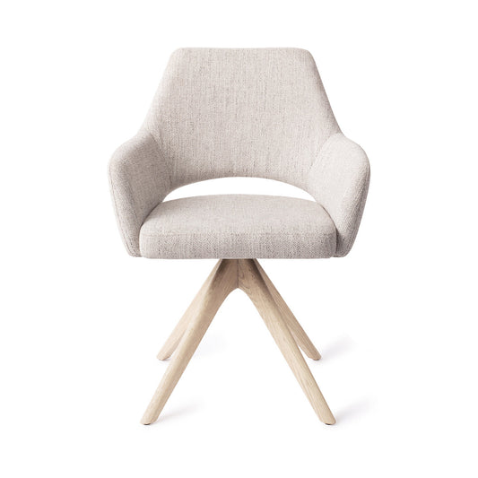 Yanai Dining Chair Pigeon Revolve Oak Bleach